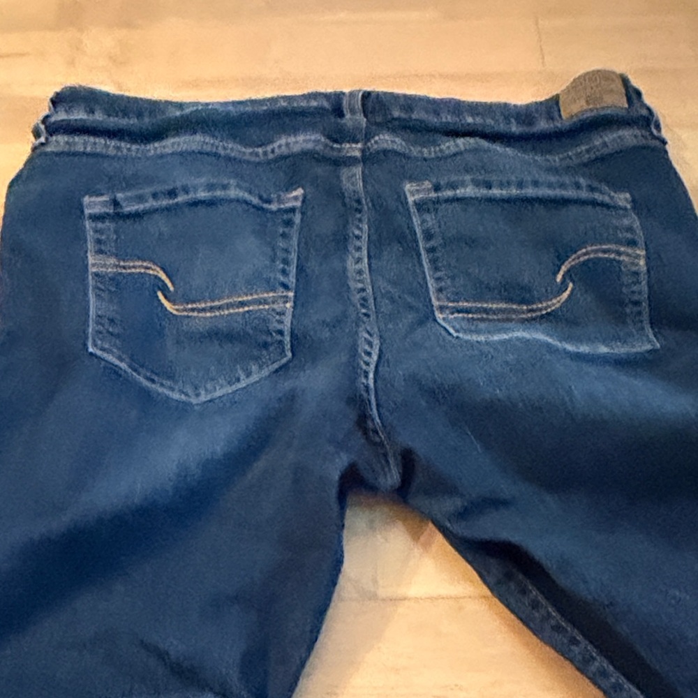 Signature by Levi Strauss Dark Blue Maternity Straight Leg Jeans - Picture 4 of 4